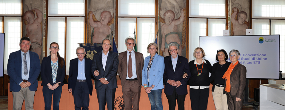 I rappresentanti dell'Ateneo e della Fondazione